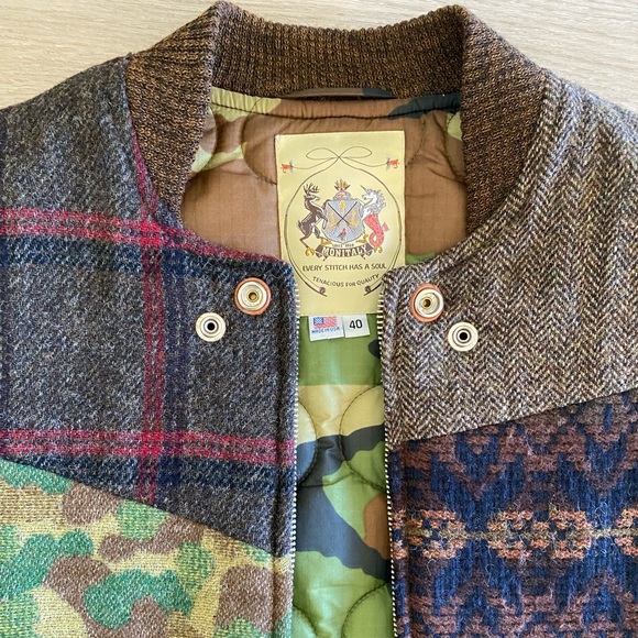 Monitaly multi panel wool vest size 40 Medium - Picture 2 of 3